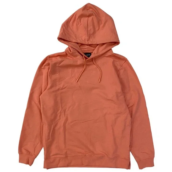 Cuts Clothing Men's Hyperloop Split-Hem Pullover Hoodie Sweatshirt - Sunset